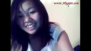 Cute Asian Teen Dildos and Strips just about Dormroom 2